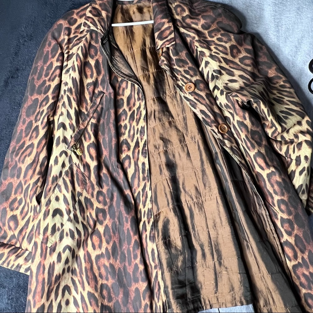 ✨90’Vintage leopard print jacket ✨